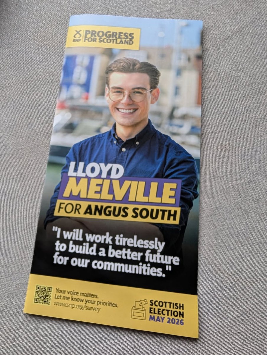 DaveDooganSNP's tweet image. 📮 Got this through my door on Saturday. An excellent leaflet from @LloydAMelville - without a doubt the stand out candidate for Angus South. 🗳️🏴