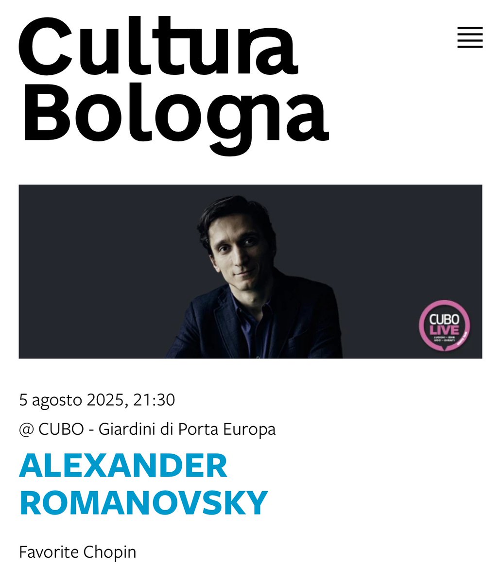 marsetac's tweet image. Dopo Gergiev a Caserta, Bologna, città medaglia d'oro per la resistenza, si appresta ad ospitare il pianista Alexander Romanovsky, divenuto celebre per aver suonato a favore di telecamere (russe) sulle macerie del teatro di Mariupol, bombardato dalle forze di Mosca nelle prime…