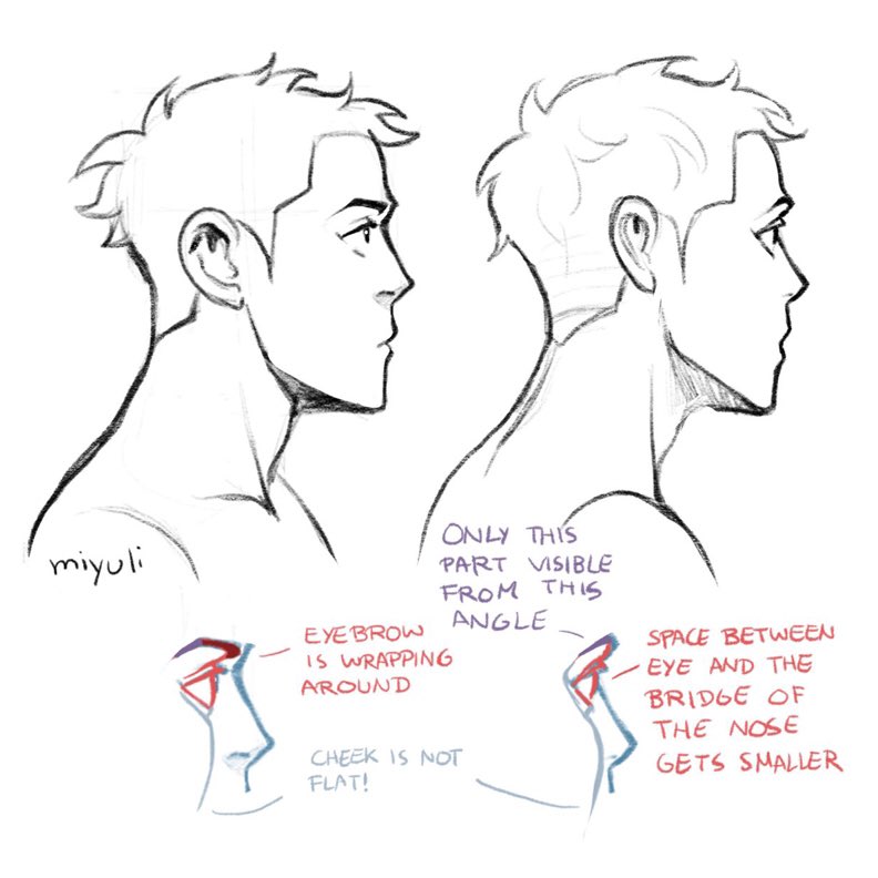 EtheringtonBros's tweet image. Our feature artist for today is @miyuliart with this great page on EYES in PROFILE and from 3/4 BEHIND! Great tips to help with these tricky angles! #gamedev #animationdev #characterdesign #ComicArt