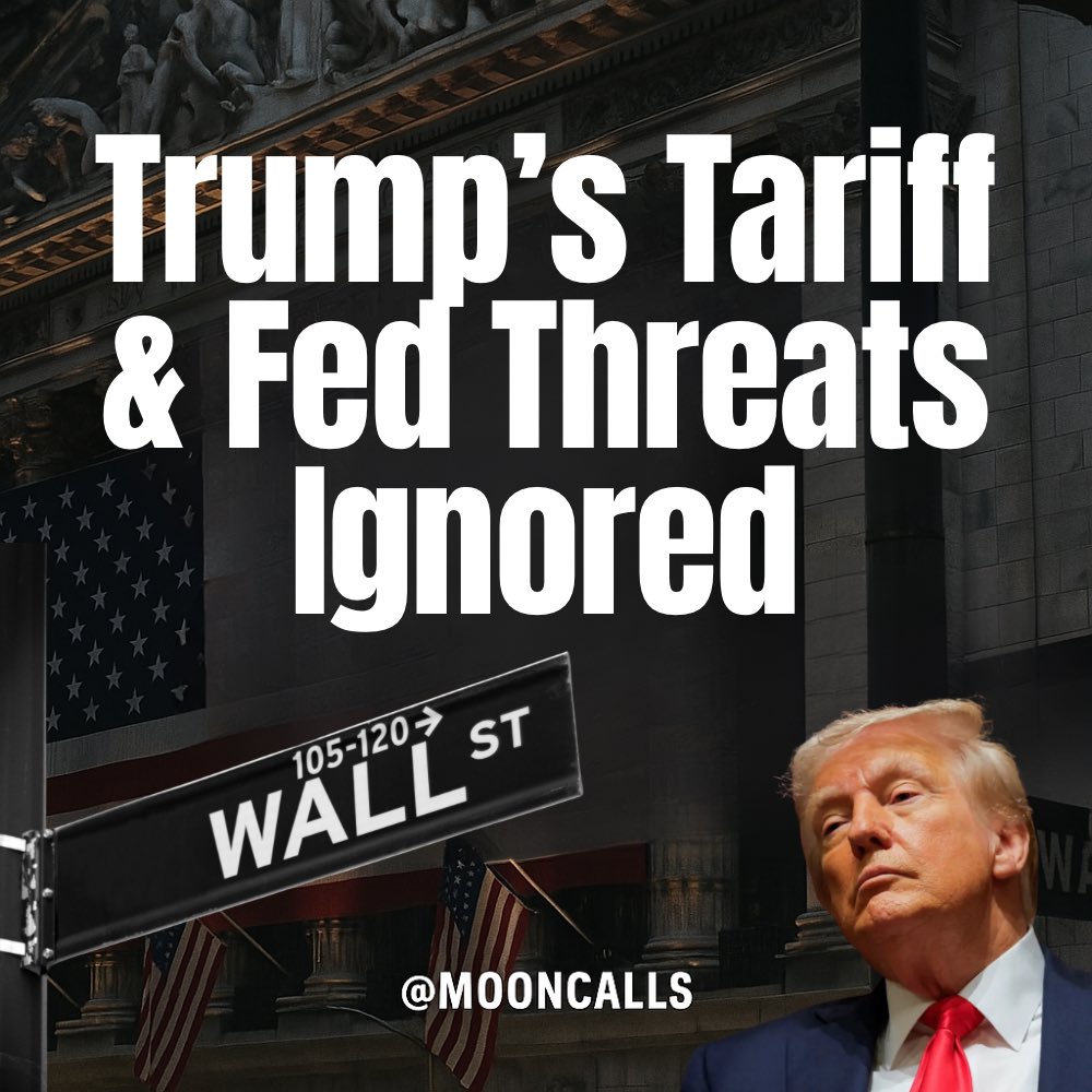 MoonCalls_'s tweet photo. Trump vs Wall Street https://t.co/QCdebMmE93