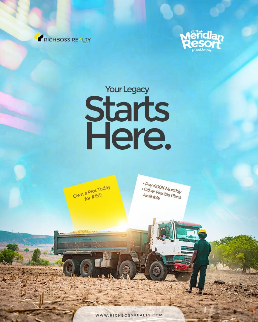 ThefirstGenie's tweet image. Hurray!!!! GOOD NEWS GUYS 😃
You can own yourself a property for as cheap as N1M for 225sqm
.
Don't sleep on this.
Send a Dm today.
.
Help repost Equals, my customer might be on your Timeline.