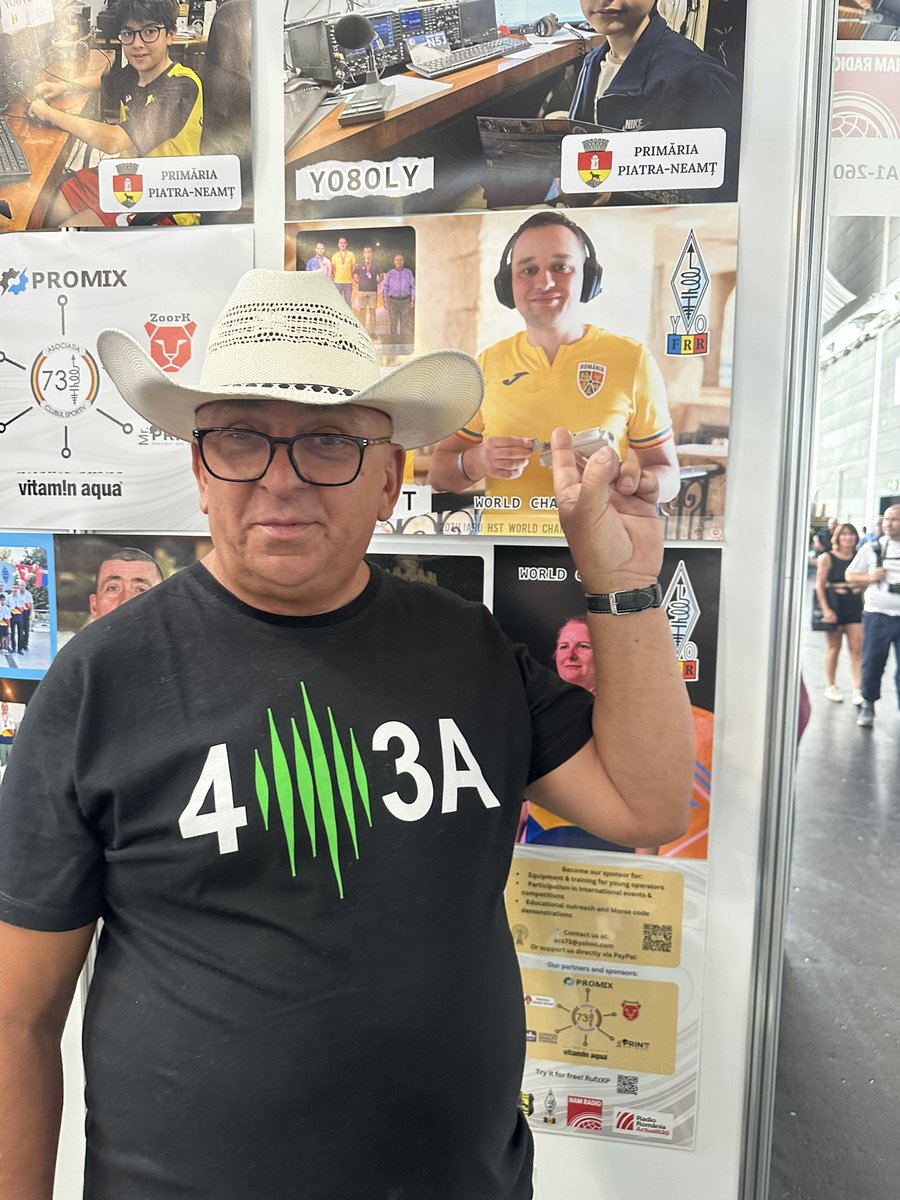 World Champion in HST, our friend Sasha YO8TTT