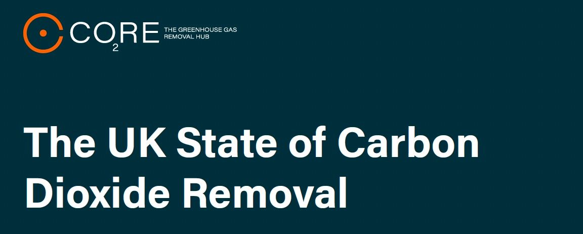 🚨 New report! The State of Carbon Dioxide Removal in the UK is out now. What does the current UK CDR landscape look like, and what needs to happen for CDR to scale up sustainably so it helps us reach net zero by 2050? 

Download the report here: co2re.org/wp-content/upl…
