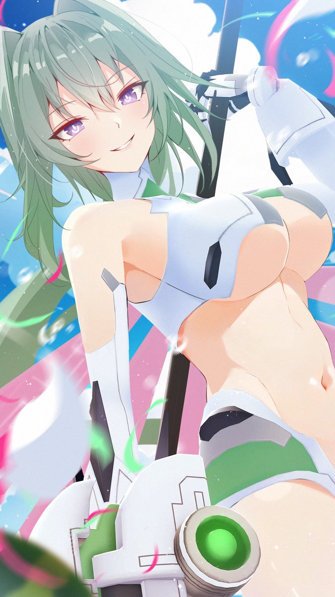 Sculp2's tweet image. GreenHeart 
#グリーンハート #ネプテューヌ #neptunia