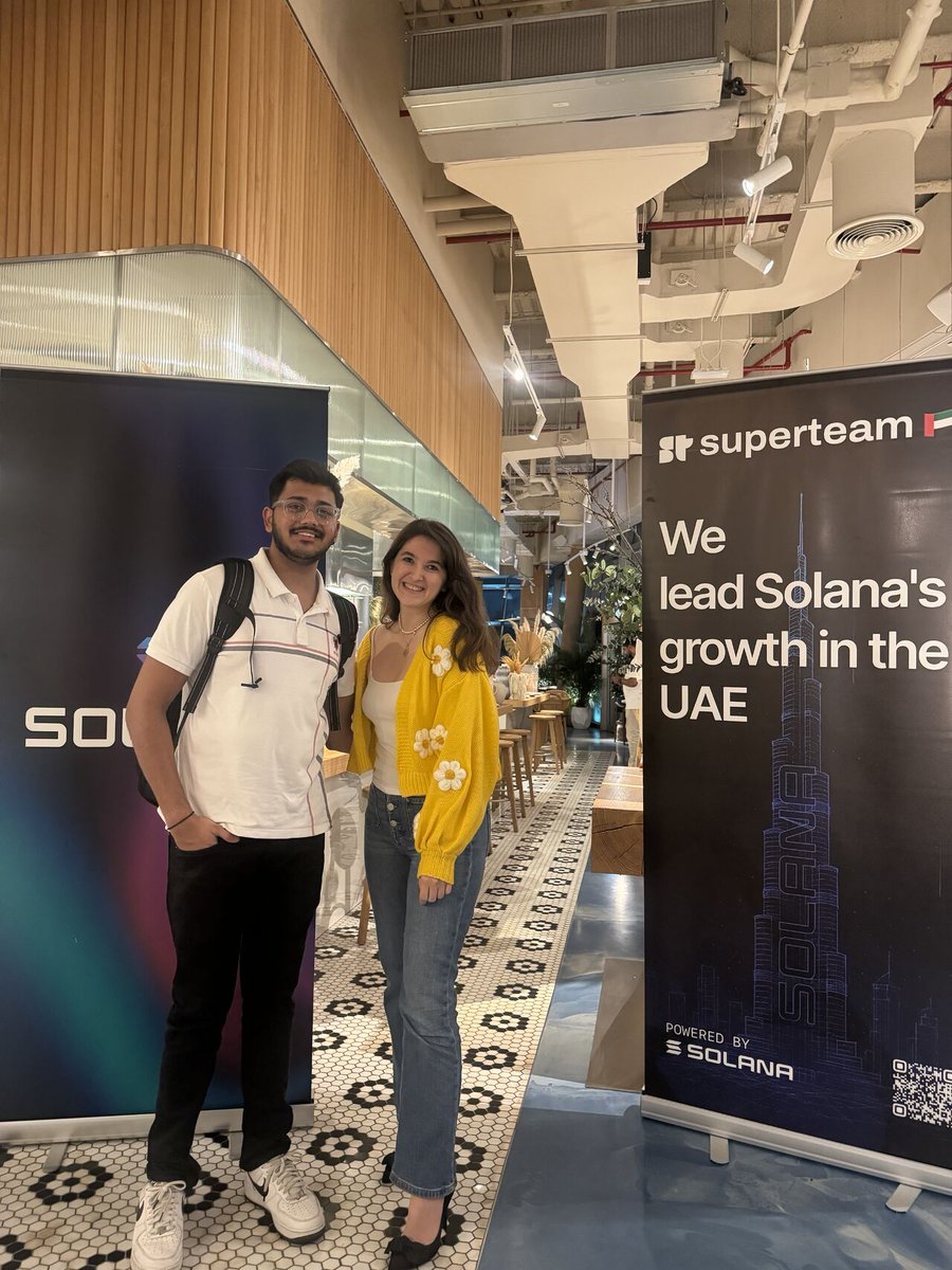 CryptoGarv's tweet image. Great time connecting with brilliant minds, builders, projects and VC's.

The energy in the Solana ecosystem is real — always a pleasure to be part of such a vibrant Web3 community in Dubai.