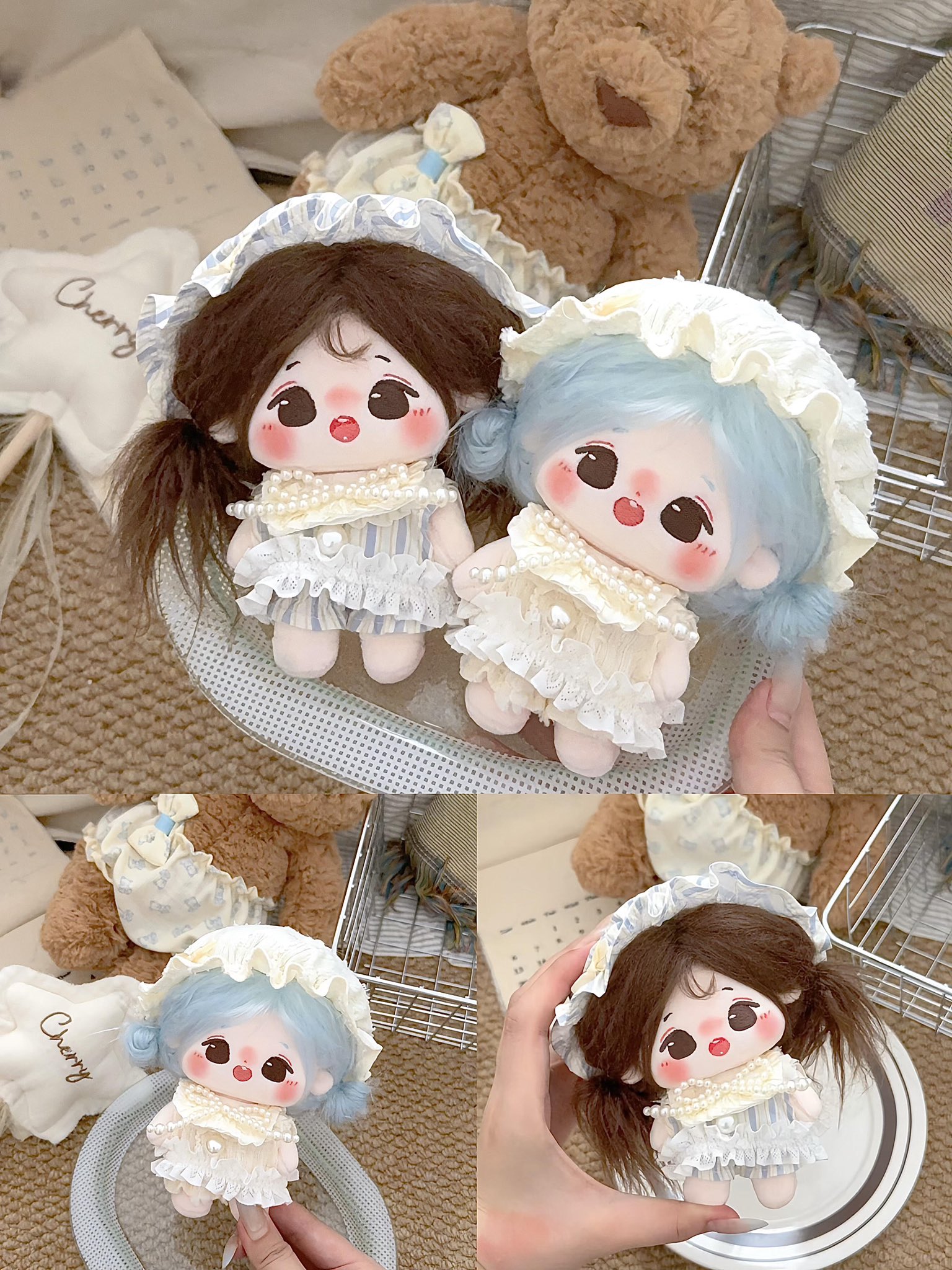 Amiぬい服 ぬい服】ぬいぐるみ用刺繍入りアニマル着ぐるみ 10cm 用【推し活