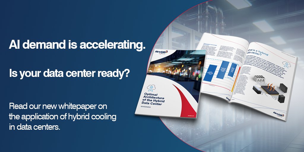 In our latest whitepaper, we break down why combining air and liquid systems is the smartest route for modern data centers. Download your copy today: hubs.li/Q03rGTFp0 #HybridCooling