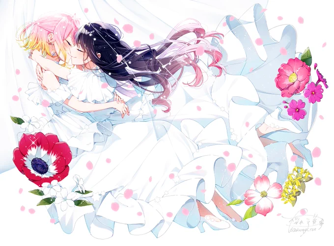 最終巻表紙絵❀ #アネモネは熱を帯びる