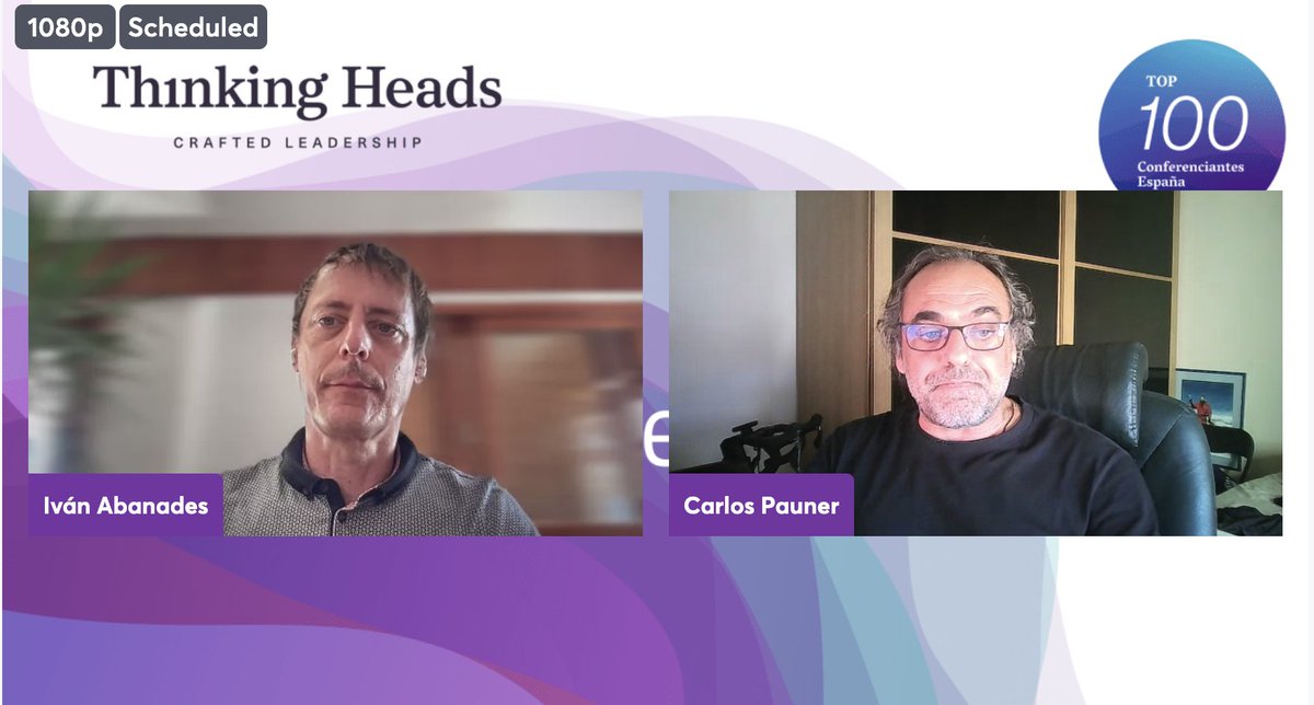 Thinking Heads (@thinkingheads) on Twitter photo 🔴Ya estamos en directo en nuestro #Top100Live “Liderazgo que conecta: estrategias que triunfan”, con <a href="/CarlosPauner/">Carlos Pauner</a>, himalayista y comunicador experto en motivación y liderazgo de equipos. #Top100ThinkingHeads.
Únete ahora desde nuestro LinkedIn:👇linkedin.com/events/top100l… 🔴Ya estamos en directo en nuestro #Top100Live “Liderazgo que conecta: estrategias que triunfan”, con <a href="/CarlosPauner/">Carlos Pauner</a>, himalayista y comunicador experto en motivación y liderazgo de equipos. #Top100ThinkingHeads.
Únete ahora desde nuestro LinkedIn:👇linkedin.com/events/top100l…