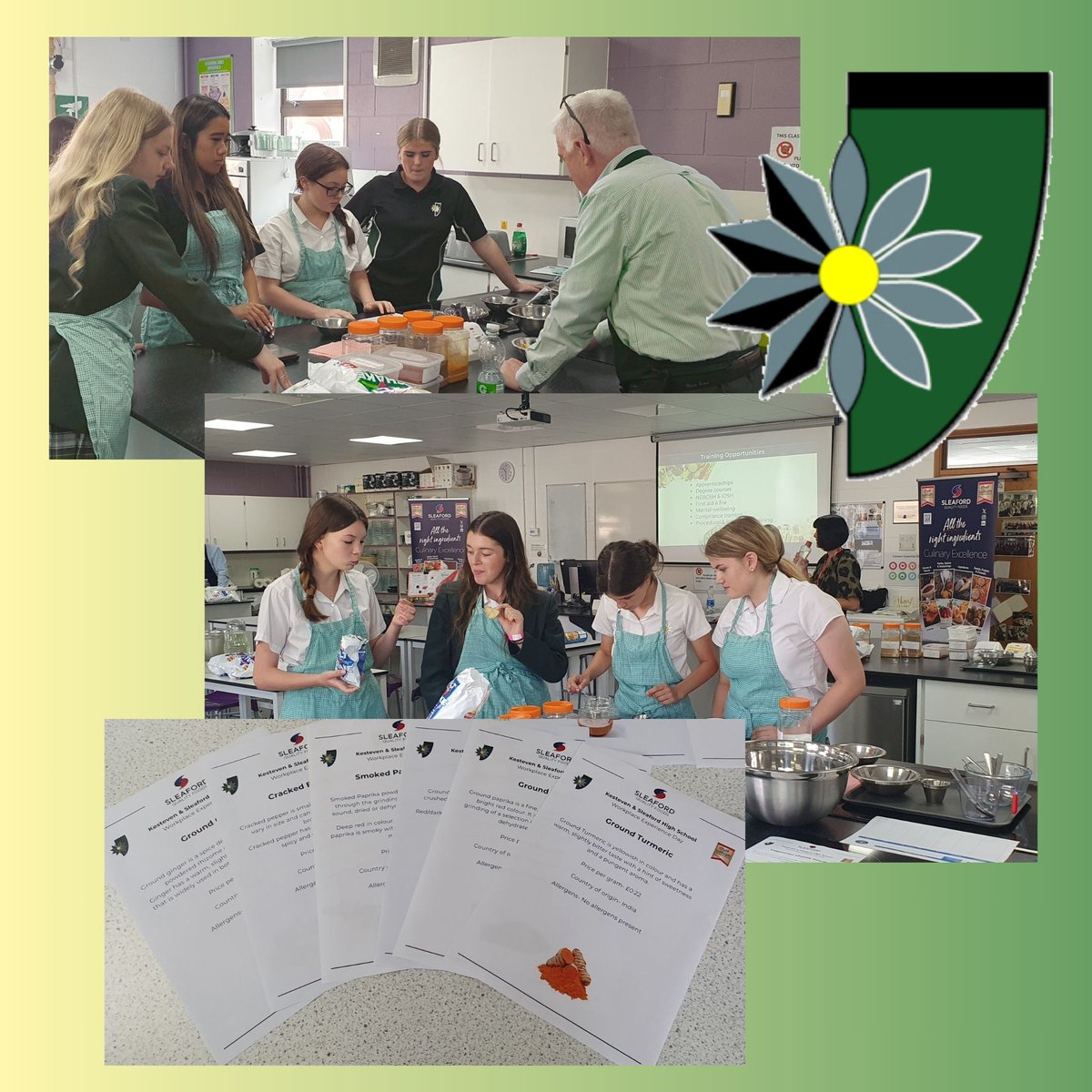 Excited to be participating in a Workplace Experience Day at Kesteven &amp; Sleaford High School, giving students the opportunity to find out all about food ingredients &amp; how to create a new seasoning.
 
#sleafordlocal #hubsleaford #bettergymsleaford #bbclincs #sleafordqualityfoods