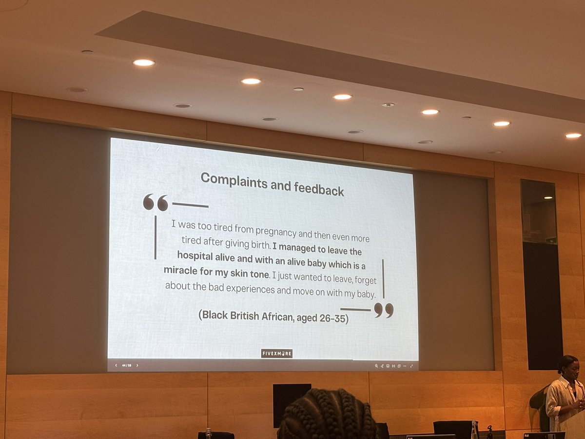 Women's Health - Bolt Burdon Kemp (@womenshealthbbk) on Twitter photo A deep sense of mistrust in the complaints system is one of the reasons why black mothers don’t make complaints
This quote from a brave mother is insane in a first world country! Believing survival is a basic need is just awful
<a href="/fivexmore/">Fivexmore_</a> #BlackMEreport A deep sense of mistrust in the complaints system is one of the reasons why black mothers don’t make complaints
This quote from a brave mother is insane in a first world country! Believing survival is a basic need is just awful
<a href="/fivexmore/">Fivexmore_</a> #BlackMEreport