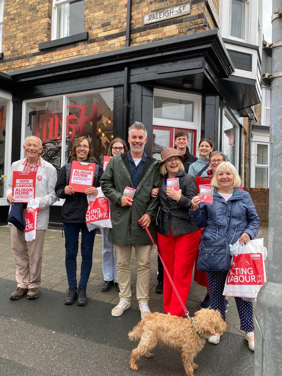 Rain didn’t stop us chatting to residents on Saturday about Labour’s plan to make work pay. As always they were pleased to have the MP &amp; the York &amp; North Yorkshire Mayor on their doorstep.