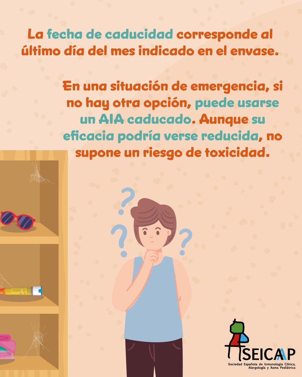 SEICAP's tweet image. Si usas adrenalina autoinyectable, es importante conservarla correctamente para que mantenga su eficacia.

✅ Guárdala en su envase original
✅ En lugares frescos,secos y sin exposición solar
✅ Puedes usar estuches térmicos

Todas las recomendaciones aquí
seicap.es/como-conservar…