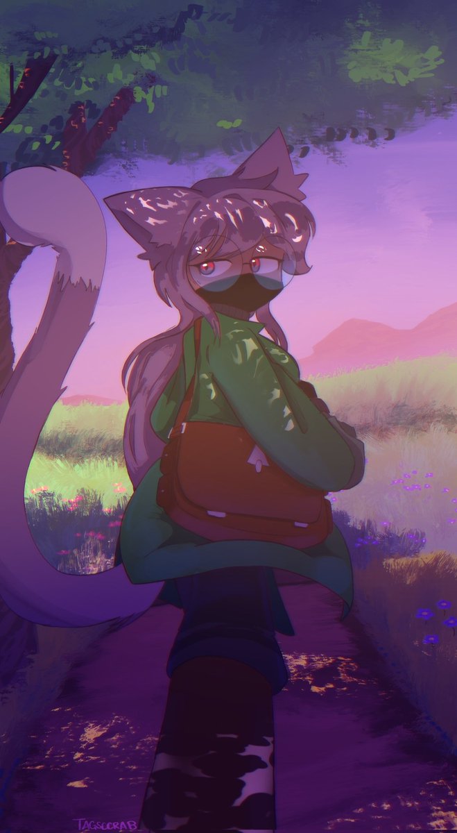 tagsccrabalt's tweet image. purple skies