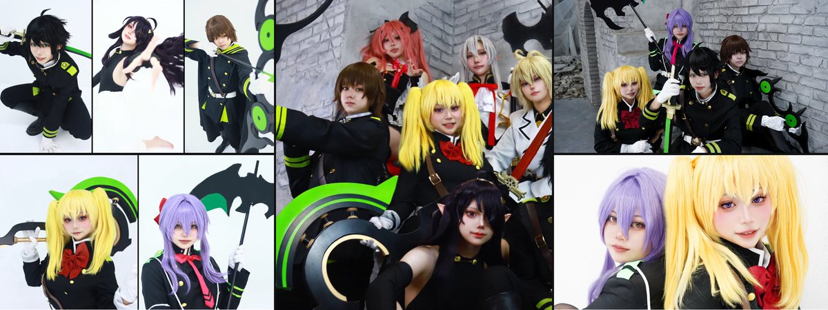 cos_hk_'s tweet photo. ⚠cosplay⚠

        － 終わりのセラフ / Seraph of the end －

 #0324_終わセラ併せ(＊タップ推奨) https://t.co/G2yzZeM6NS
