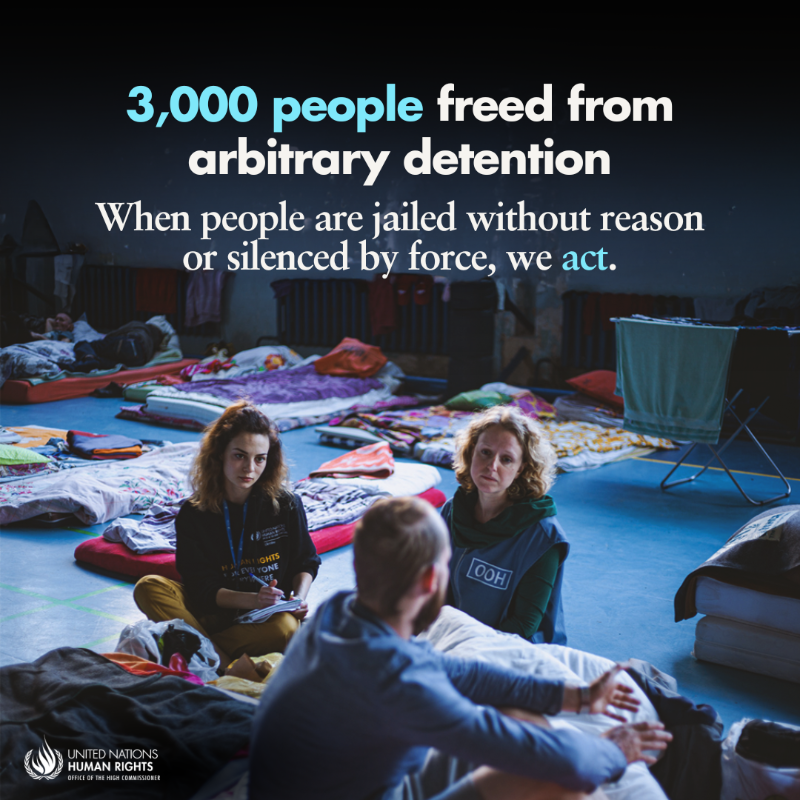 UNHumanRights's tweet photo. Our work is only possible with your support. And it is at risk. 

➡️ Learn more &amp; donate to OHCHR.