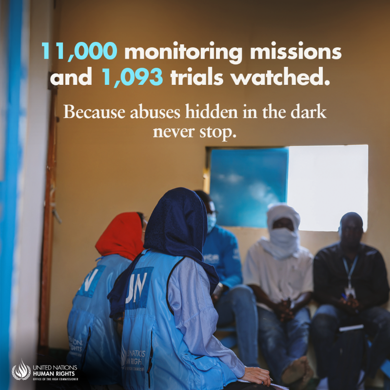 UNHumanRights's tweet photo. Our work is only possible with your support. And it is at risk. 

➡️ Learn more &amp; donate to OHCHR.