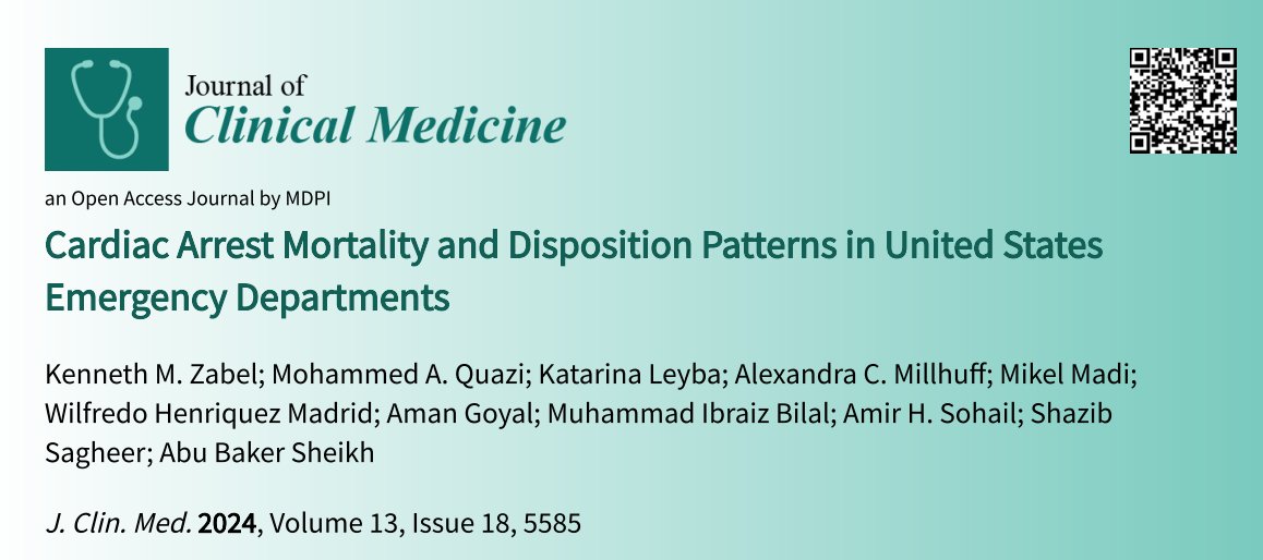 JCM MDPI (@jcm_mdpi) on Twitter photo #mdpijcm
🩺Don't miss this article
#CardiacArrest Mortality and Disposition Patterns in United States #Emergency Departments
👉mdpi.com/2963858
by Kenneth M. Zabel et al. <a href="/M_Madi0/">Mikel Madi</a> <a href="/AmanGoyalMD/">Aman Goyal</a>
🏫University of New Mexico <a href="/UNM/">Univ. of New Mexico</a> #mdpijcm
🩺Don't miss this article
#CardiacArrest Mortality and Disposition Patterns in United States #Emergency Departments
👉mdpi.com/2963858
by Kenneth M. Zabel et al. <a href="/M_Madi0/">Mikel Madi</a> <a href="/AmanGoyalMD/">Aman Goyal</a>
🏫University of New Mexico <a href="/UNM/">Univ. of New Mexico</a>