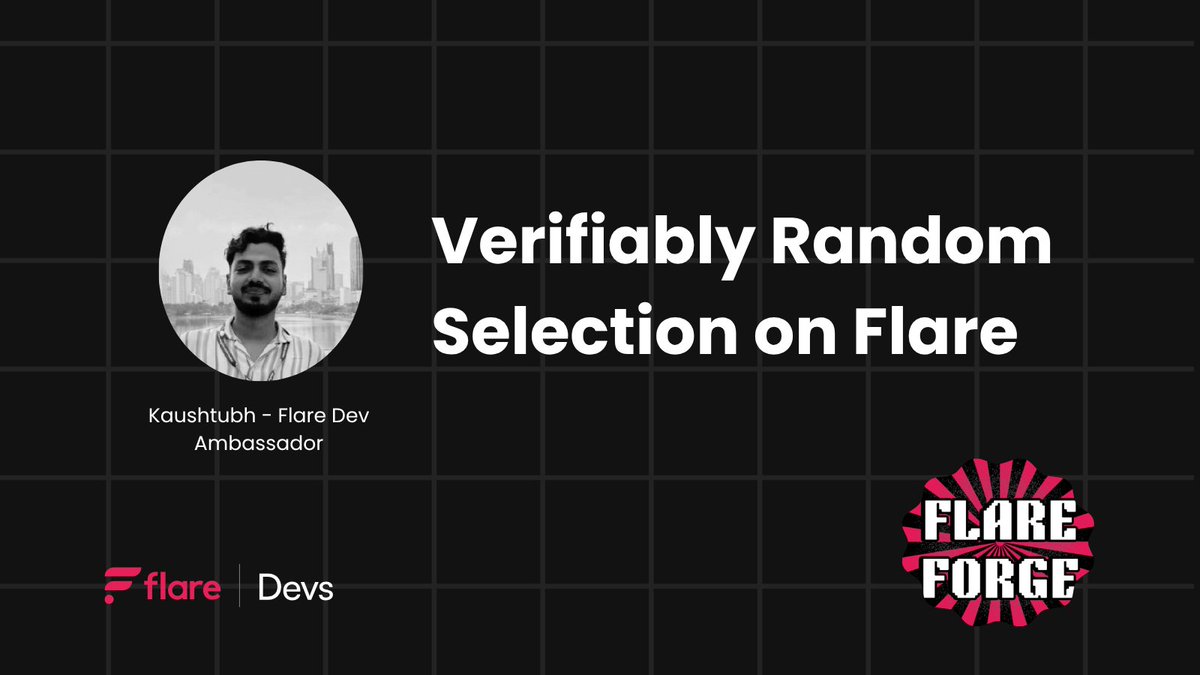 🎲 Interested in learning how randomness works on the blockchain?

In tomorrow's live demo, we'll explore a dice prediction game on Flare!

Join us and discover how decentralization makes unpredictability trustworthy.