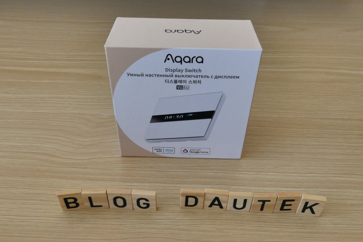 Dautek33's tweet image. 💡 Modernisez vos éclairages avec style !
Découvrez l’interrupteur Zigbee @AqaraSmarthouse  WS-K02D V1EU : design, écran LCD, commandes personnalisables et facile à installer !
🔗 bit.ly/3UaNbEN
#Zigbee #Aqara #SmartSwitch