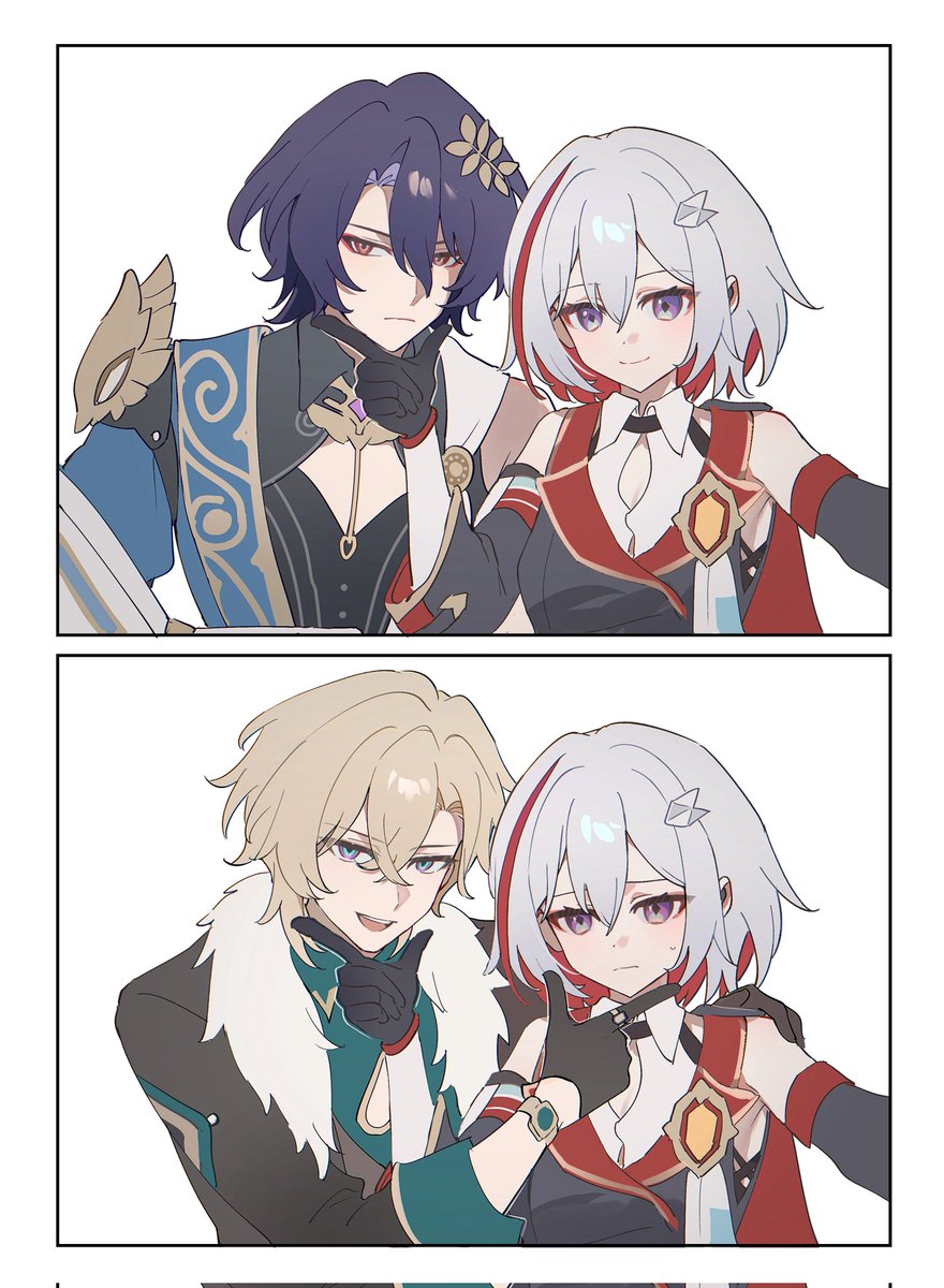 MinamiYORI_'s tweet image. #HonkaiStaiRail
#Aventurine 
#Topaz 
#DrRatio 
#aventiopaz 
✓