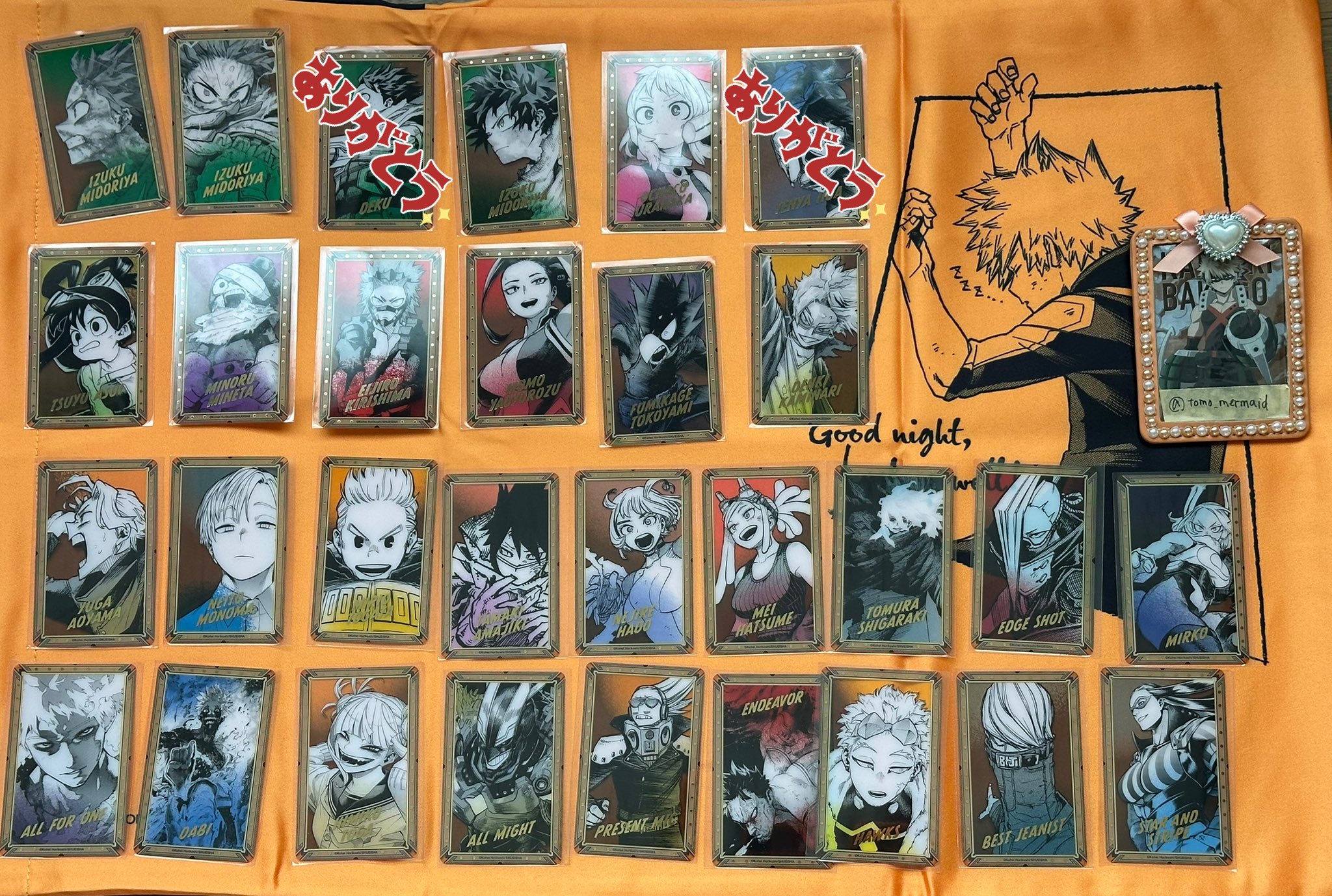 僕のヒーローアカデミア　原画展　メタルキーホルダー　アクリルバッジコレクション ヒロアカ 原画展 メタルキーホルダー 名言アクリルバッジ 飯田