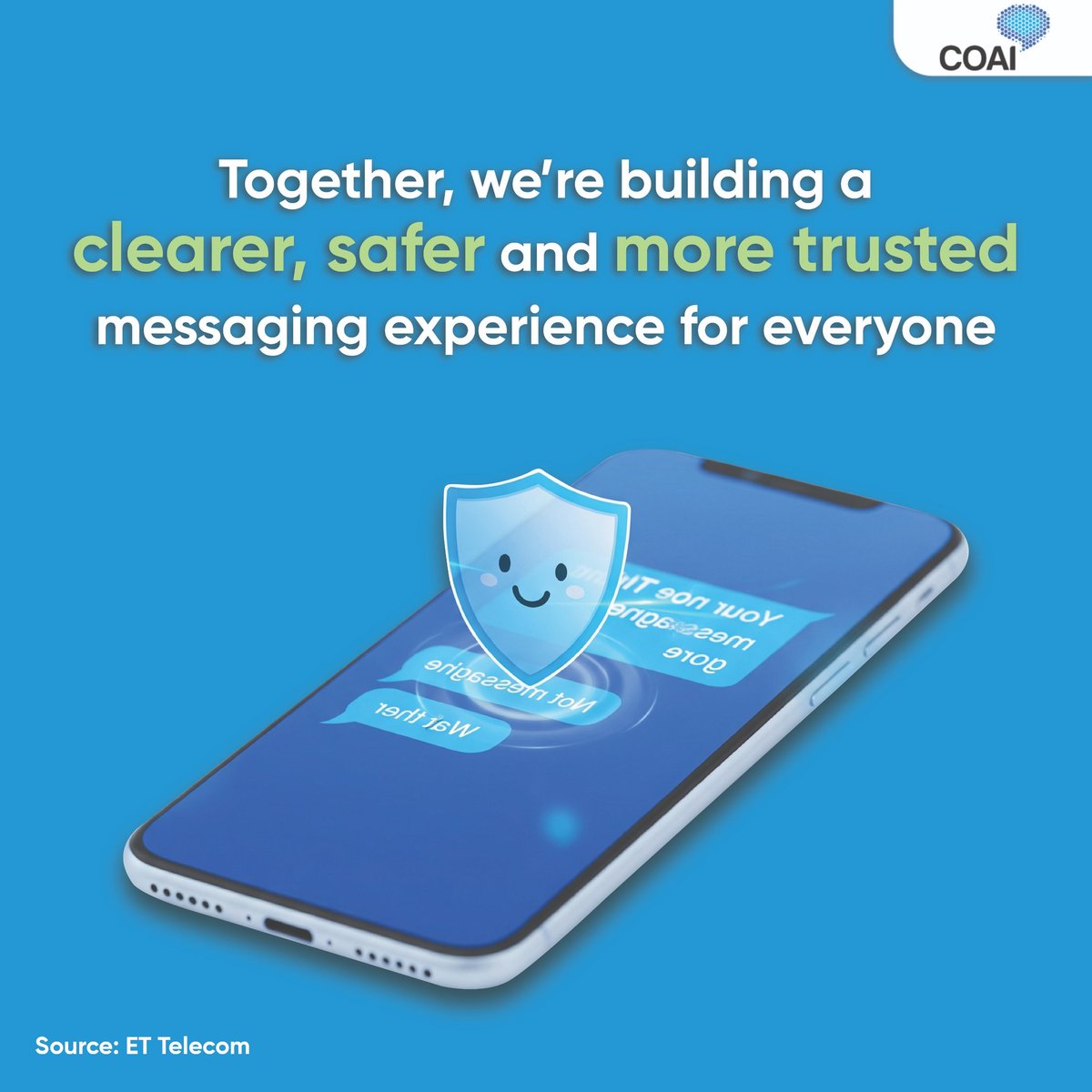 ConnectCOAI's tweet image. No more spam guessing games. Every SMS now comes with a suffix that tells you exactly what type of message it is. Messaging just got clearer, smarter and way more secure.
#SMSUpdate #SpamControl #TRAI #DigitalIndia
Source: @ETTelecom
