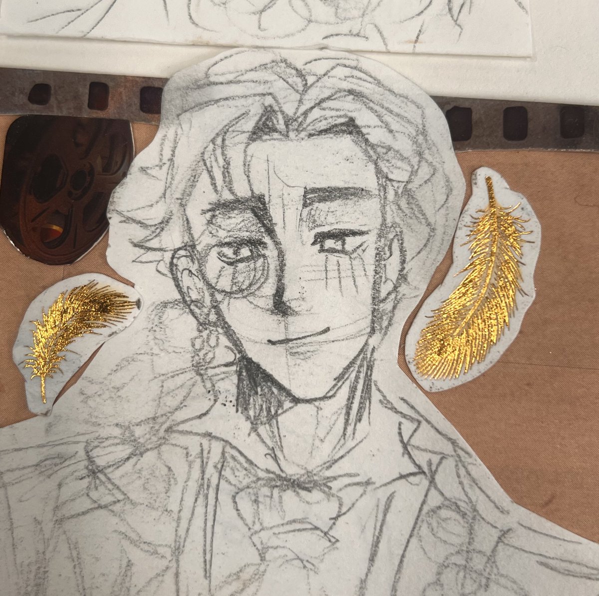 kakokide's tweet image. Some more sketches from my process diary for school… ahhhh I graduate in 66 days 😣😣