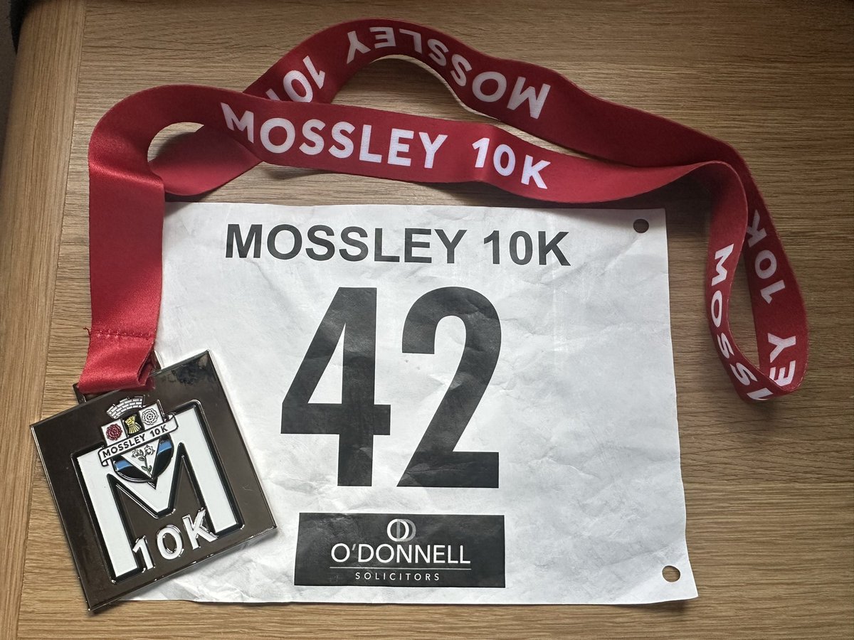 InspJBradfield's tweet image. When it dawns on you that yesterday’s bib number is the ultimate answer to the question of life, the universe, and everything (if you know, you know). That must mean I am the answer to life, the universe, and everything! 😂😂 #runr #medalmonday