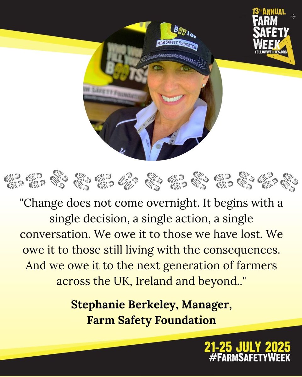 yellowwelliesuk's tweet image. Welcome to the 13th annual #FarmSafetyWeek
Farm safety knows no borders which is why, once again, we unite voices from across the UK & Ireland to shine a light on this vital issue.
This year, however, we extend our reach to the Southern Hemisphere, joining forces with…
