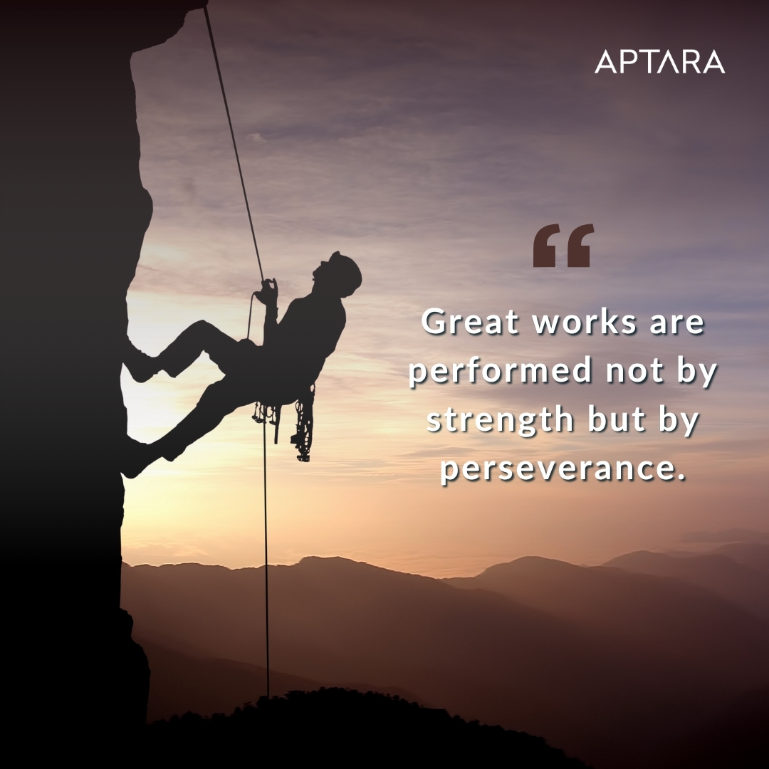 Talent may open the door, but perseverance takes you to the top. Every challenge overcome adds up to lasting changes in business and in life. ✨
#Aptara #MondayMotivation #KeepPushing #LeadershipGoals #EnterpriseLeadership