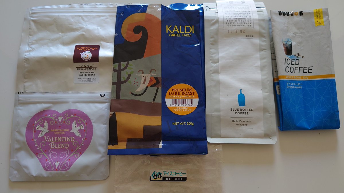 handcrafter193's tweet photo. ここ数ヶ月で飲んだコーヒーとこれから飲むコーヒー
#やなか珈琲
#但馬屋珈琲店
#御豆屋
#SINGLEO
#小川珈琲
#ライオンコーヒー
#いろどりこーひー
#KALDI
#BLUEBOTTLECOFFEE
#ドトールコーヒー
#猿田彦珈琲
#ツルヤコーヒー
#キャラバンコーヒー
#上島珈琲 https://t.co/EdiUGSjPmE