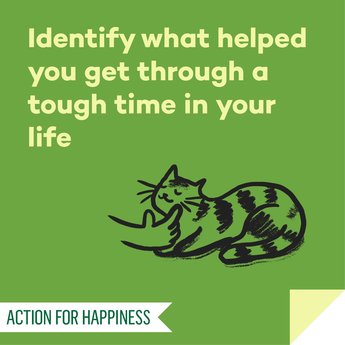 actionhappiness's tweet image. Jump Back Up July - Day 21: Identify what helped you get through a tough time in your life actionforhappiness.org/jump-back-up-j… #JumpBackUpJuly