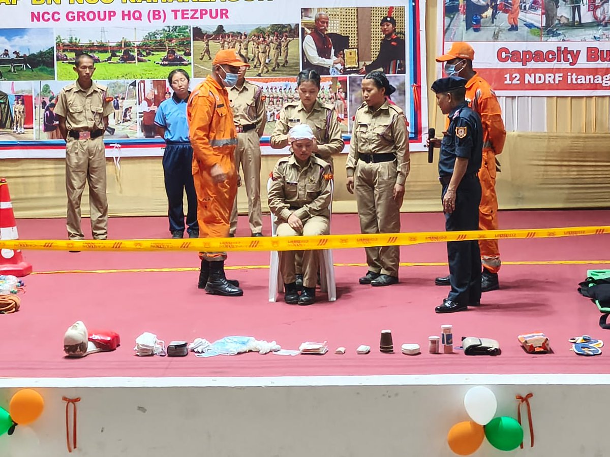 12bnndrf's tweet image. "We are all a part of this village, this city, this nation. Our preparedness protects us all"
 12NDRF conducted at #CapacityBuildingProgram of  2 Mountain Division's ordnance unit, Dibrugarh #Assam &amp;amp; #RajivGandhiUniversity Itanagar #ArunachalPradesh  @NDRFHQ 
@PIB_Guwahati