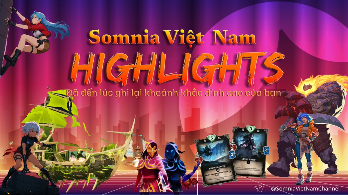 HoangTrungDS's tweet image. 🔝Somnia Việt Nam Highlights Mùa 2
Đã đến lúc ghi lại khoảnh khắc đỉnh cao của bạn
☄️#Web3Gaming trên @Somnia_Network càng ngày càng chứng tỏ độ hot. Và giờ là lúc để anh em thể hiện skill đỉnh cao của mình cùng Somnia Việt Nam Highlight Mùa 2
💎 Giải…