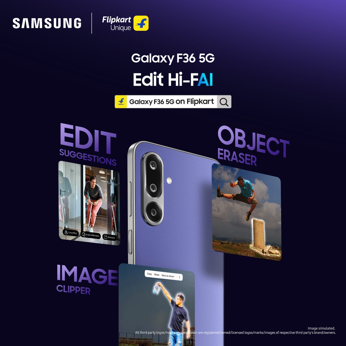 Heard a viral reel song but don’t know the name? Been there 😅 With Circle to Search on the #GalaxyF36, I just *circle and vibe* 🎶✨ It’s that #HiFAI! Honestly, this phone gets me. Go grab yours from 29th July for just ₹16499! 🔥❤ #Samsung #LoveForGalaxyF36 #IndiaGoHiFAI