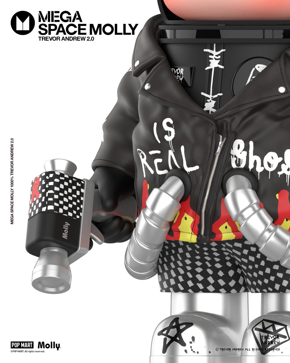 POPMARTGlobal's tweet image. Untamed energy. Bold leather. Follow @POPMARTGlobal, 𝐌𝐄𝐆𝐀 𝐒𝐏𝐀𝐂𝐄 𝐌𝐎𝐋𝐋𝐘 is near🖤.
#POPMART #megaspacemolly #TrevorAndrew #ArtToys #boldstyle #staytuned