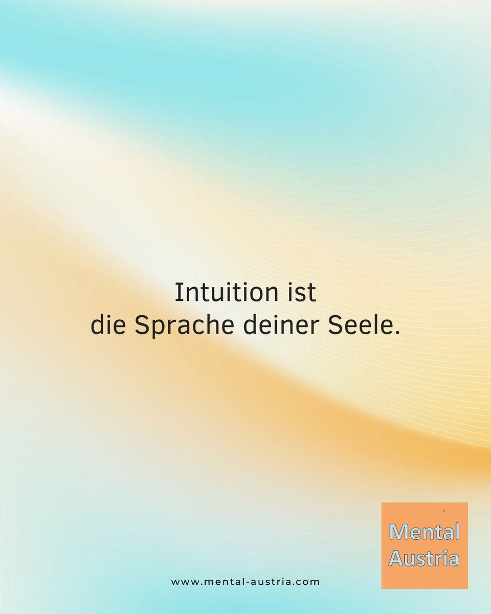 Gerade in Zeiten des Wandels ist es oft nicht die lauteste, sondern die stillste Stimme, die uns am sichersten navigiert: unsere #Intuition.

#MichaelDeutschmann #MentaleStärke &amp; #Veränderung #ChangeManagement #mentaleResilienz #Mentalcoaching #Supervision #Teamcoaching