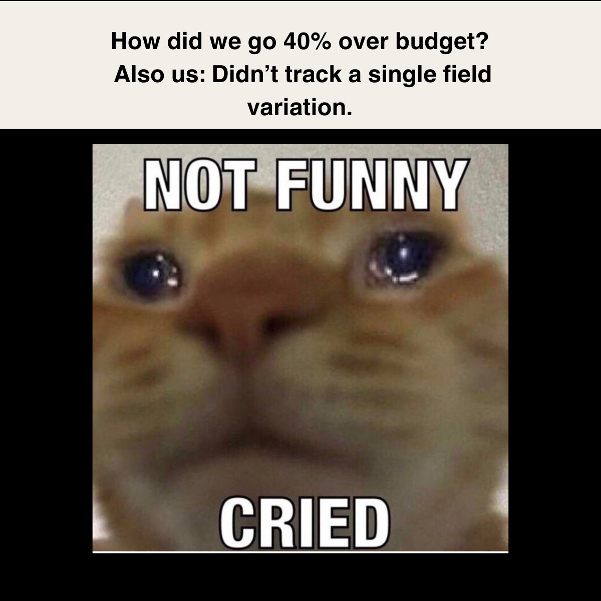 PM: “We’re 40% over budget. How?”
Also PM: Never tracked a single variation order.
#TradieHumour #constructionmemes #ConstructionLife #ANZbuilders #projectmanagement