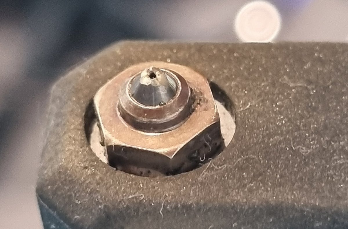 <a href="/phaetus3D/">Phaetus3D</a> this appears to be a growing issue in the community.

Initially I was sceptical of the reports, but I've just experienced it first hand. Starts as intermittent stuck filament detection, but then you get a hard jam, remove and inspect the nozzle and find this:
