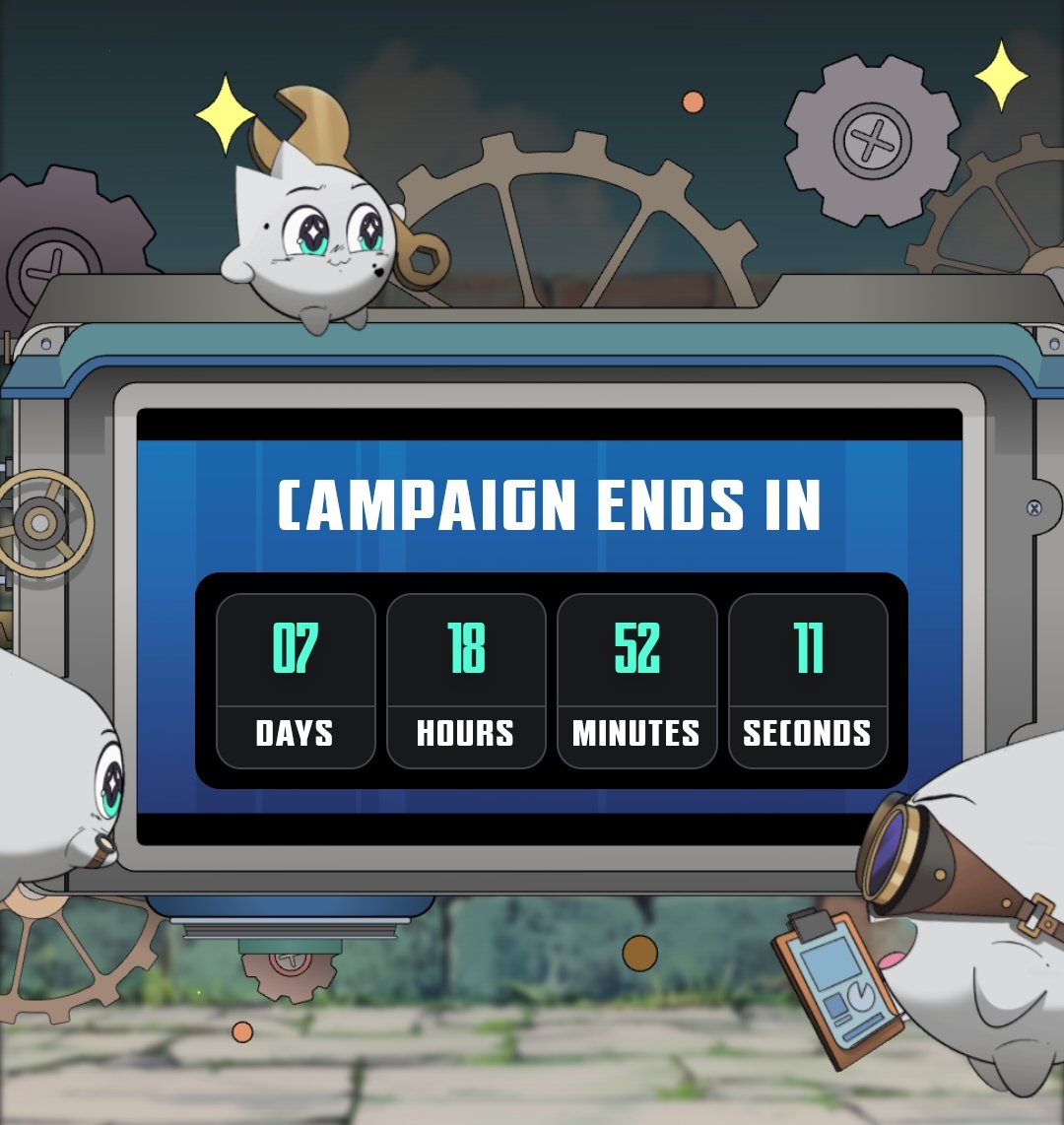 Tyleryapler's tweet photo. Only 7 days left for the OKX Wallet campaign! ⏳

500 participants who hold a Bitomo NFT will be randomly selected to receive whitelist (WL) spots for the Genesis NFT.

The total supply is limited to 2000 Genesis NFTs  hoping to be one of the lucky ones 🍀

Join here: https://t.co/2Q2KyyMB3c

Don’t miss out  the onchain journey with @irys_xyz is just getting started!