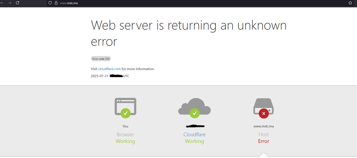 KeymousTeam's tweet photo. We have downed : Maroc Data Center (MDC)
⚙️ Check host : https://t.co/j4QCQbGTVU
#KeymousPlus #Elite_Network #Maroc #Alert #DDOS #Cyber #Attack https://t.co/KZwOBeG6Fx