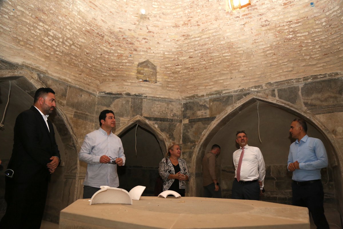 USCGERBIL's tweet image. #CDA Fagin visited the Erbil Citadel to view progress made on our restoration projects, which he helped start when he was Consul General in #Erbil in 2018. We are proud to support the #KRG's efforts to preserve the IKR's rich history and culture and share it with the world.