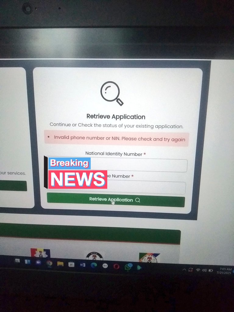 Restorer_Media's tweet photo. @CDCFIBNG @BTOofficial @MinOfInteriorNG @CorrectionsNg @official_NSCDC @Fedfireng @CDCFIBNG there's nothing done to rectify the issue of people that has registered and submitted before the portal was suspended and we are unable to retrieve our application with the NIN and phone number used to generate the application slip or should we reregister https://t.co/Y0NizeUDld