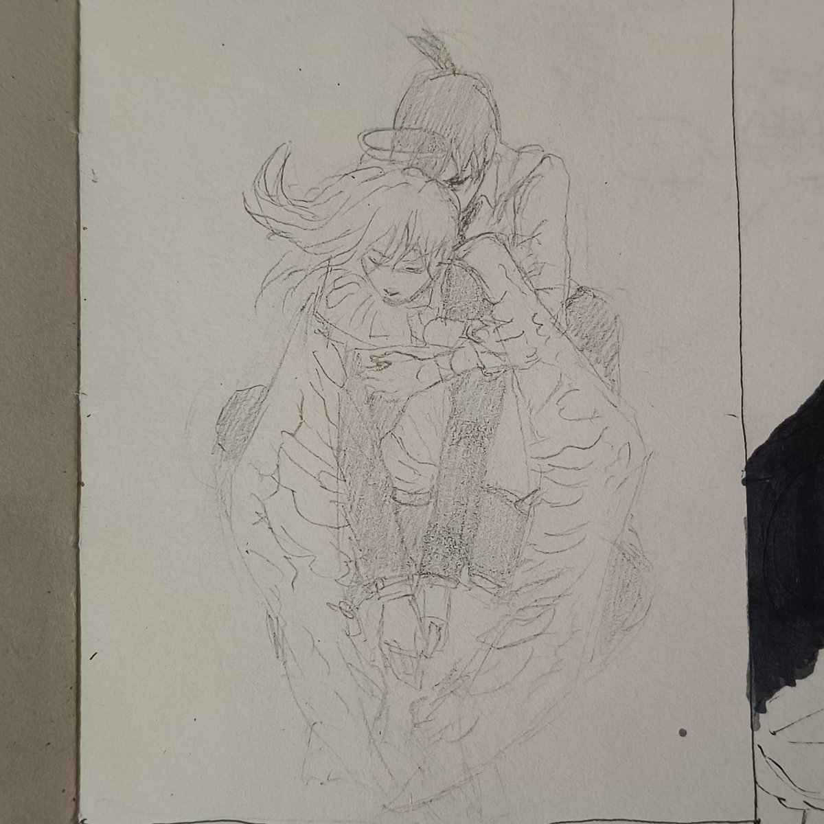 nonylsa's tweet image. Was going through my old art and stumbled upon this akiangel drawing #chainsawman #akiangel