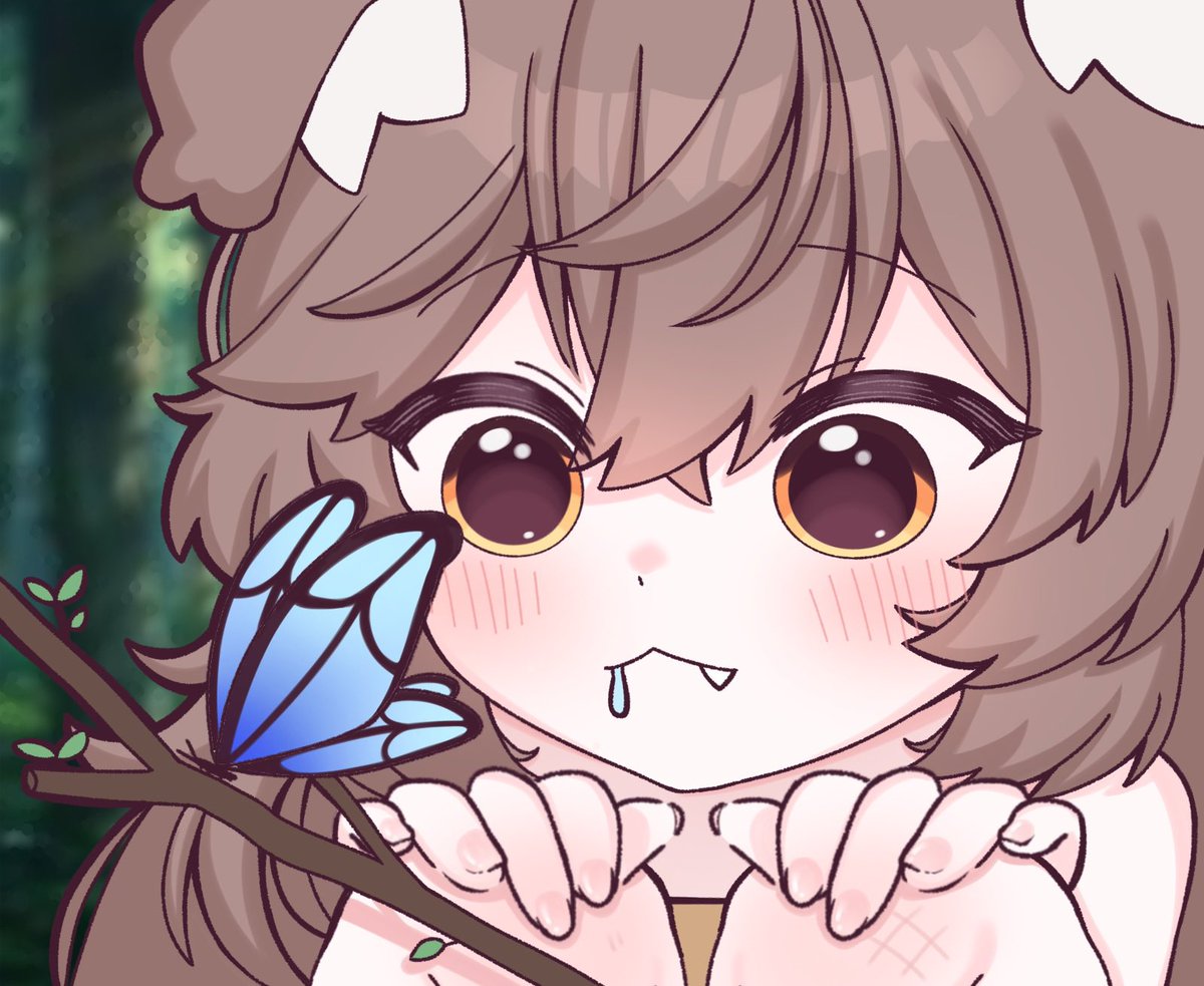 if no eat, why look so yummy?~ 🦋
#vtuber #art