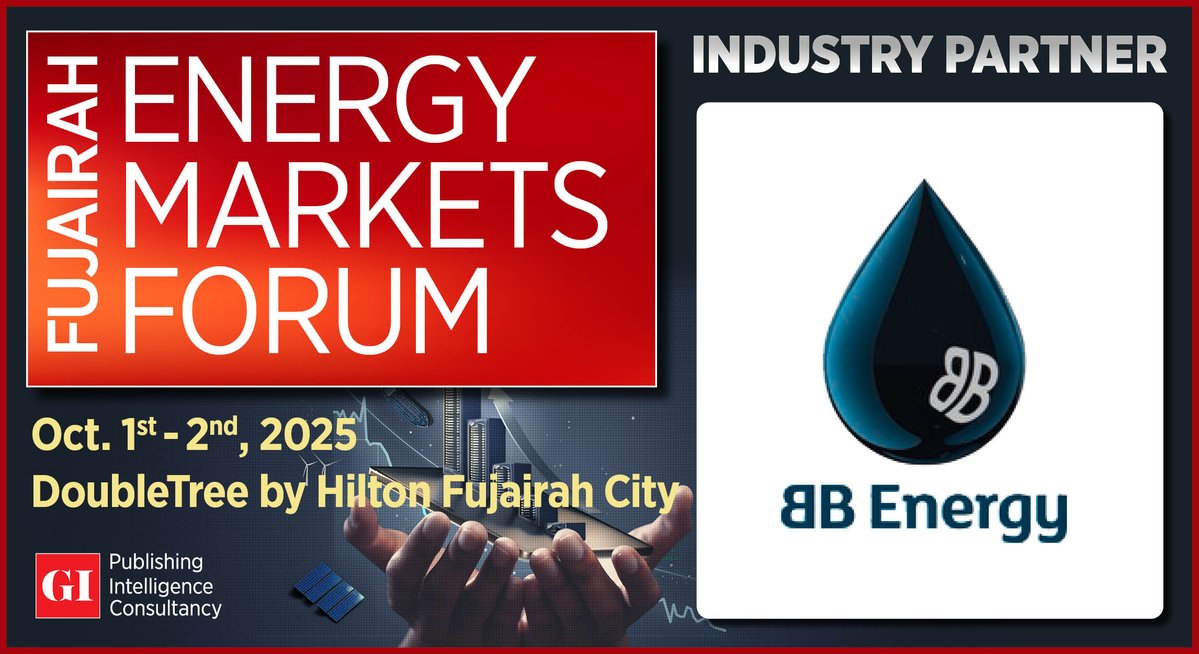 gulf_intel's tweet image. Port of Fujairah welcomes @BBEnergyGroup as Industry Partner for the Fujairah Energy Markets Forum 2025, taking place on October 1–2 at DoubleTree by Hilton Fujairah City
Click here to register: lnkd.in/d3Me-dXD
#EMF2025 #EMFWEEK25 #EnergyMarkets #MiddleEastEnergy…