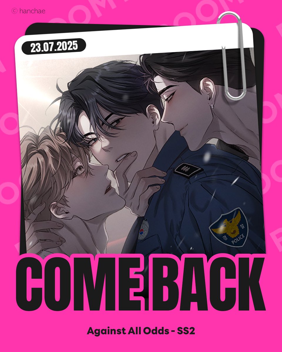BoomtoonTH's tweet image. 🔔 อัปเดต! &lt;Against All Odds&gt; SS2
📌 23.07.2025
👉 boomtoon.com/detail/against…
#AgainstAllOdds #BOOMTOON #OnlyBOOMTOON