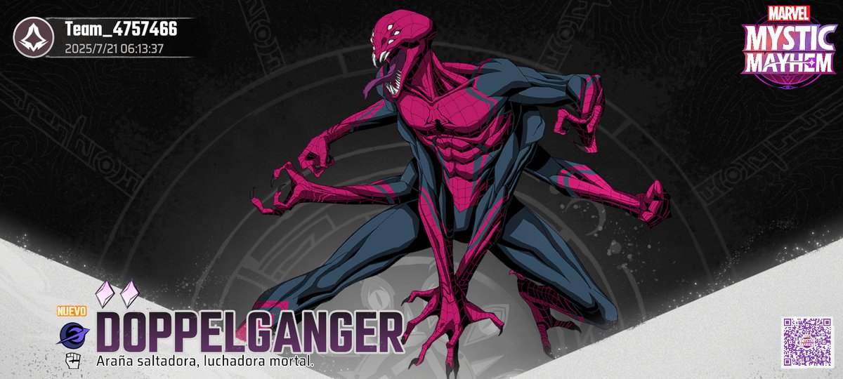 ¡MARVEL Mystic Mayhem!
Descarga el juego para recibir un 10-tirón. MARVEL Mystic Mayhem - RPG táctico basado en equipos de superhéroes de MARVEL