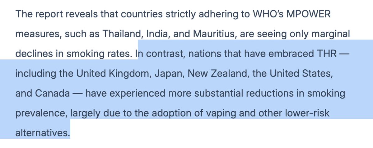VapingAlliance's tweet image. "Shadow Report highlights a consistent failure to acknowledge and integrate tobacco harm reduction (THR) strategies..." - @caphraorg
Any response @FCTCofficial ?
globenewswire.com/news-release/2…